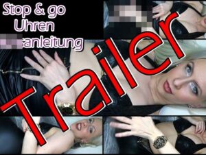 LadySybella Porno Video: TRAILER - Stop and go Uhren Wichsanleitung