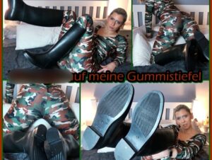 LadySybella Porno Video: Wichsgeil auf meine Gummistiefel
